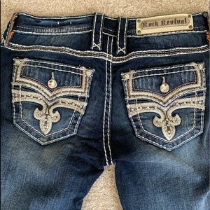 Women’s Rock Revival Jeans. Size 28 straight leg